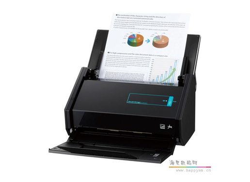 富士通 IX1500 IX500 扫描仪 A4彩色高速A3幅面高清文档合同办公双面自动馈纸式 票据发票照片 一键PDF 身份证