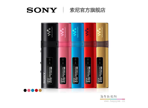 索尼 NWZ-B183F 4G MP3播放器便携迷你运动跑步MP3耳机收音机