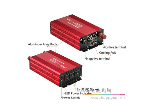 捷耐美  DC TO AC (DC48V 转 AC 220V 500W-1000W)