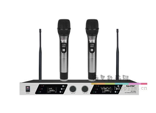 HTDZ /海天HT-88B/99B一拖二真分集KTV演出家用无线麦克风话筒U段