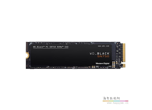 西部数据 黑盘 SN750 NVME 2T M.2接口