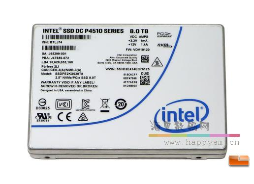 英特尔 P4510 数据中心企业级