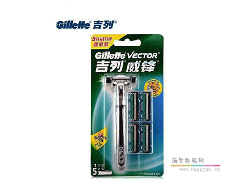 吉列 威锋旋转双层刀架刀片超值装