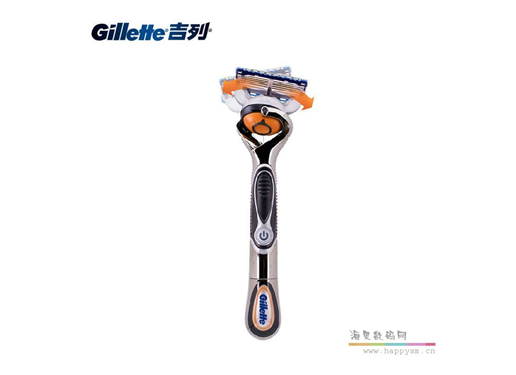 吉列 锋隐致顺刀架(银色)含1刀架1刀头