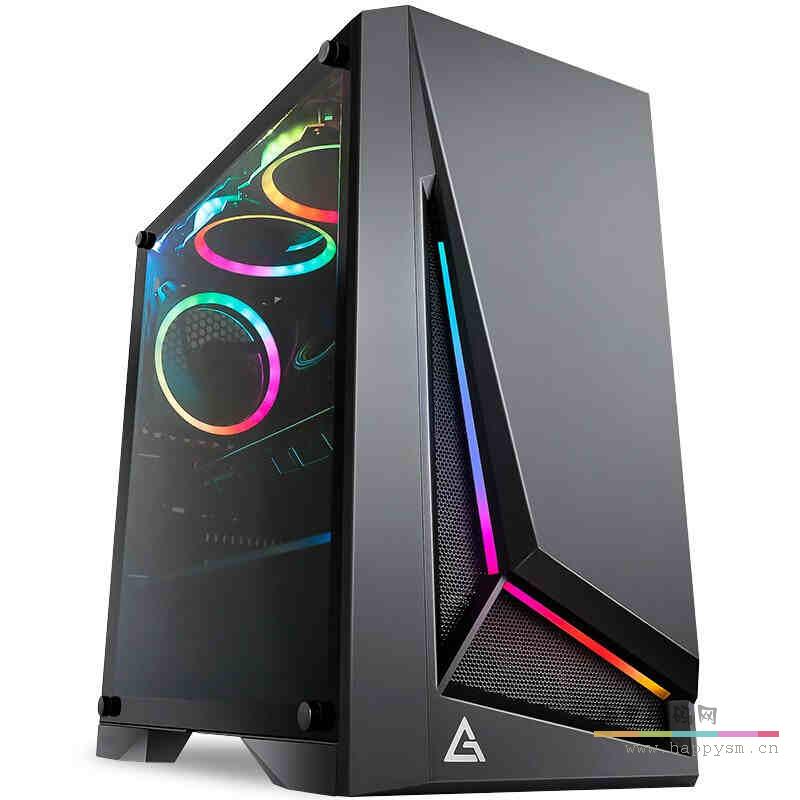 安钛克 DP301M 弑星者台式电脑MATX主板钢化玻璃280水冷游戏机箱