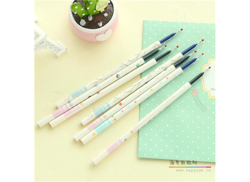 晨光 AGR66103 晨光按动笔芯  全针管按动中性笔芯0.35mm水笔芯黑色