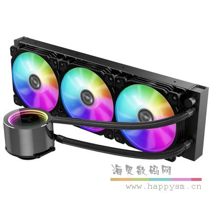 乔思伯 360 水冷 光影360水冷CPU散热器rgb主板神光同步遥控一体式
