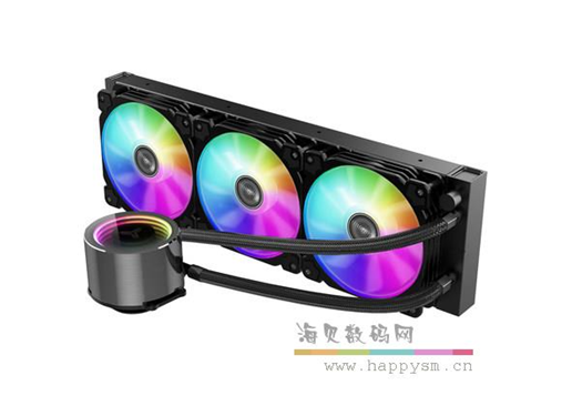 乔思伯 360 水冷 光影360水冷CPU散热器rgb主板神光同步遥控一体式
