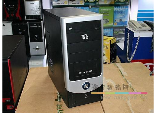 航嘉 百盛 机箱 银白色边框