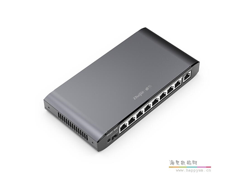锐捷 睿易 RG-ES109G-LP 9口千兆PoE交换机 54W