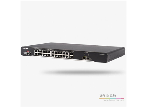 锐捷 睿易 RG-NBS228F-E-P 28口 百兆网管 POE交换机（370w）