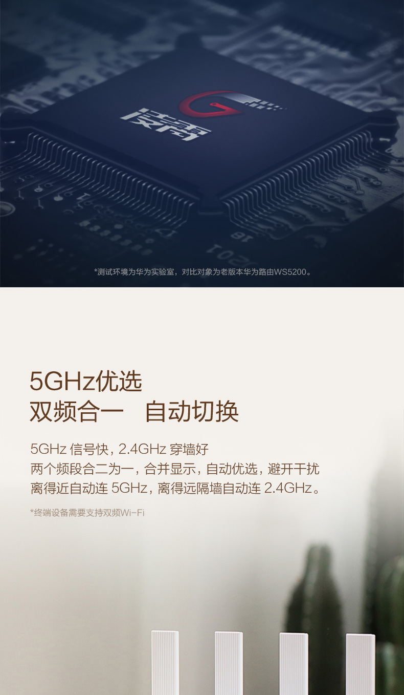 华为 WS5200 路由器 1200M 四天线  双核/四核 双千兆 增强版/普通版/标准版