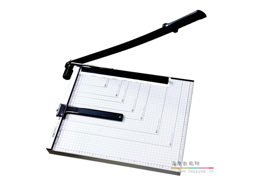 得力 8012 切纸机A3手动切纸器裁纸机裁纸刀 钢制裁纸刀 刀片加厚 照片切纸板 切纸箱利器盘面460x380mm