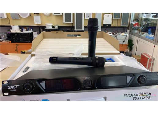 先科 SAST U-201 一拖二 无线麦克风