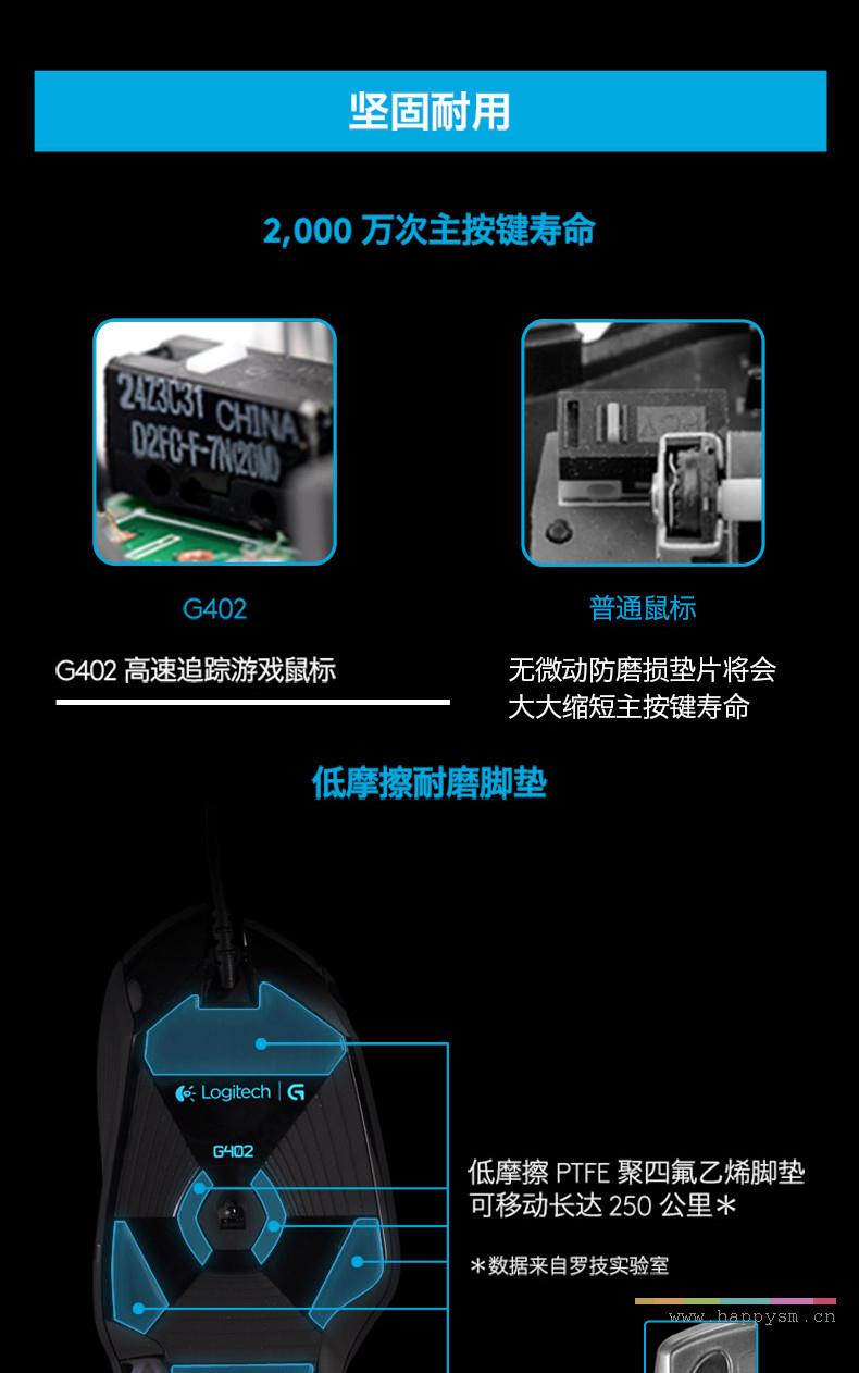 罗技 G402 游戏鼠标
