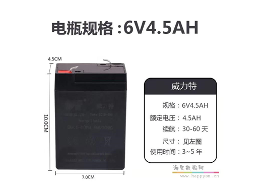 威力特  铅蓄电池 儿童电动车 充电电池