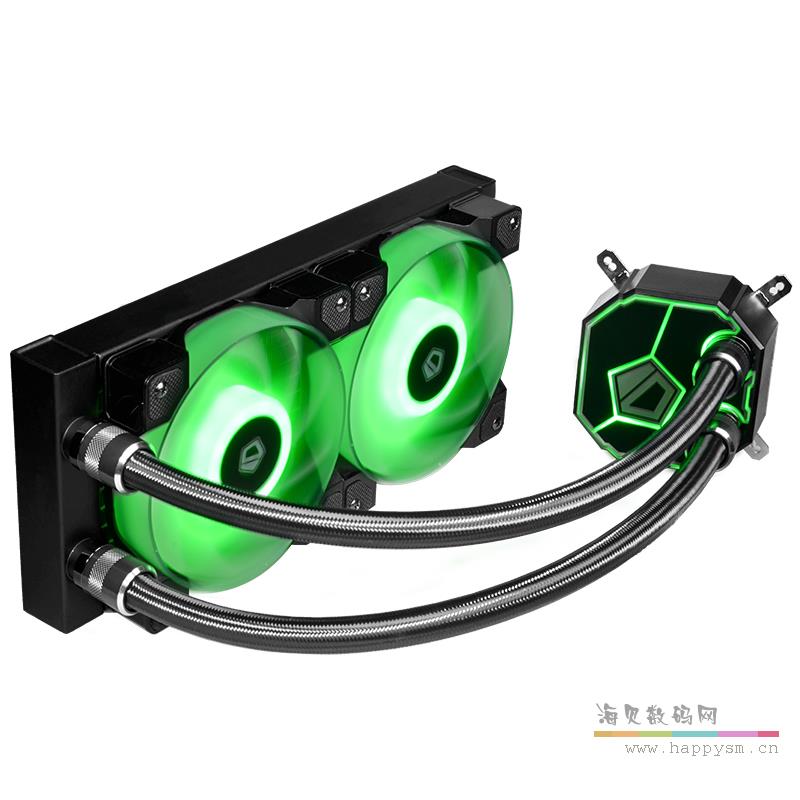 ID-COOLING DASHFLOW240（猛流240）台式电脑一体式RGB水冷散热器