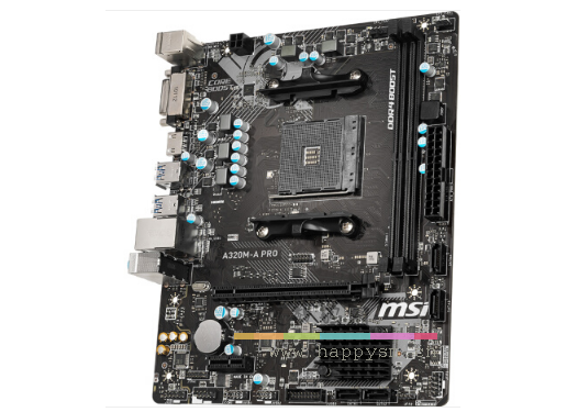微星 A320M-A PRO 主板 支持3200G 2200G