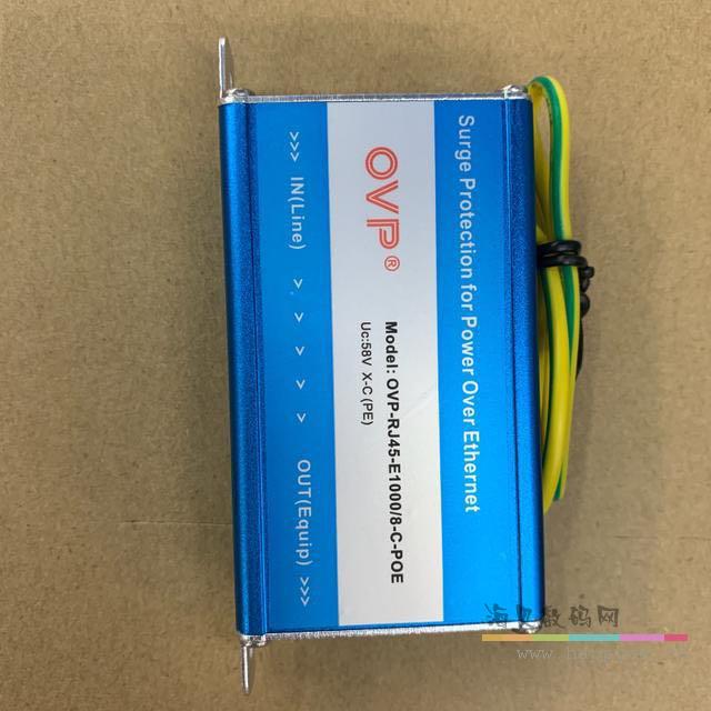欧维派 ap无线网桥信号防雷器 POE千兆网络 OVP-RJ45-E1000/8-C-POE
