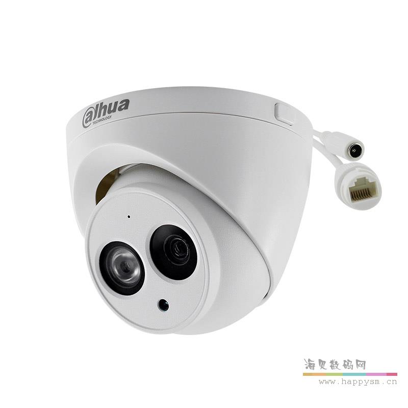 大华 HDW1230C-A   半球 3.6mm 200万poe网络高清摄像头室内半球监控无线手机远程