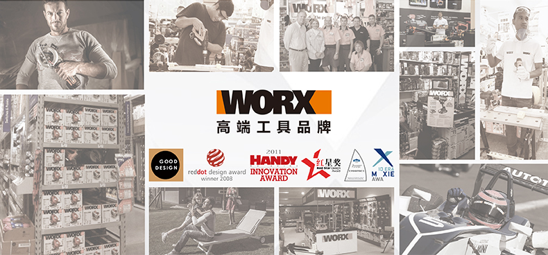 威克士 (WORX) 充电式角磨机WX802 充电角磨机