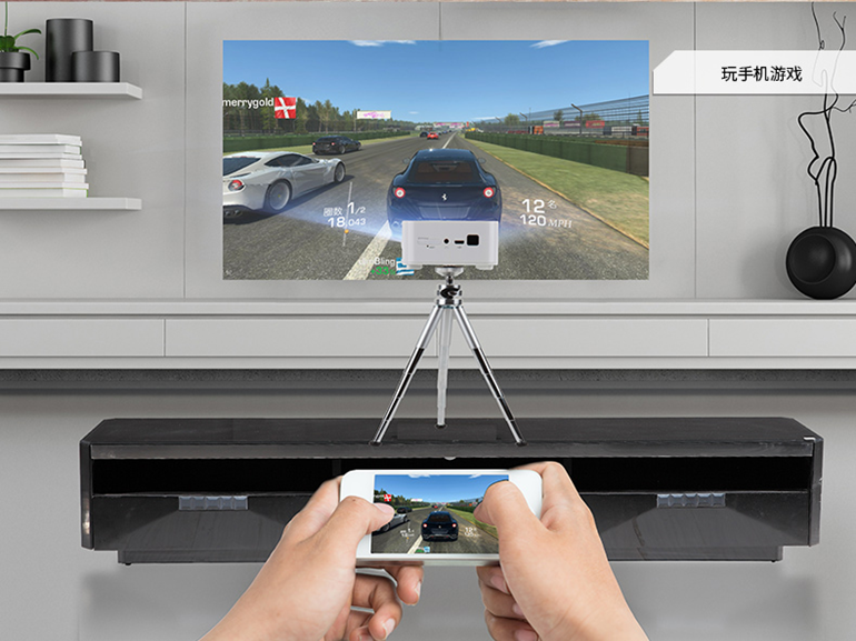 优派 VS16844 便携微型投影仪/机手机无线wifi同屏Baby Vision