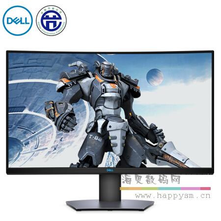 戴尔  S3220DGF  31.5英寸 2K 曲面 165Hz刷新 FreeSync技术 HDR400 低蓝光不闪屏 1800R 电竞显示器