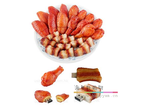 扣肉 红烧肉 鸡翅  U盘