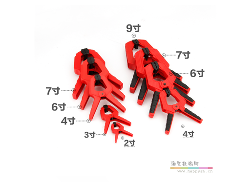 DURATEC 强力a字夹木工夹具工具固定夹子g型c形大力diy弹簧夹