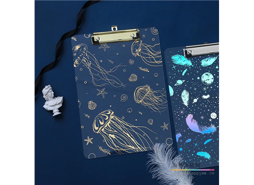 得培力 a4 板夹 透明  8005