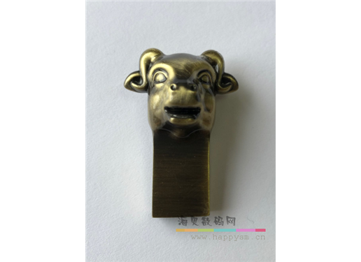 兽首U盘 青铜羊头 U盘