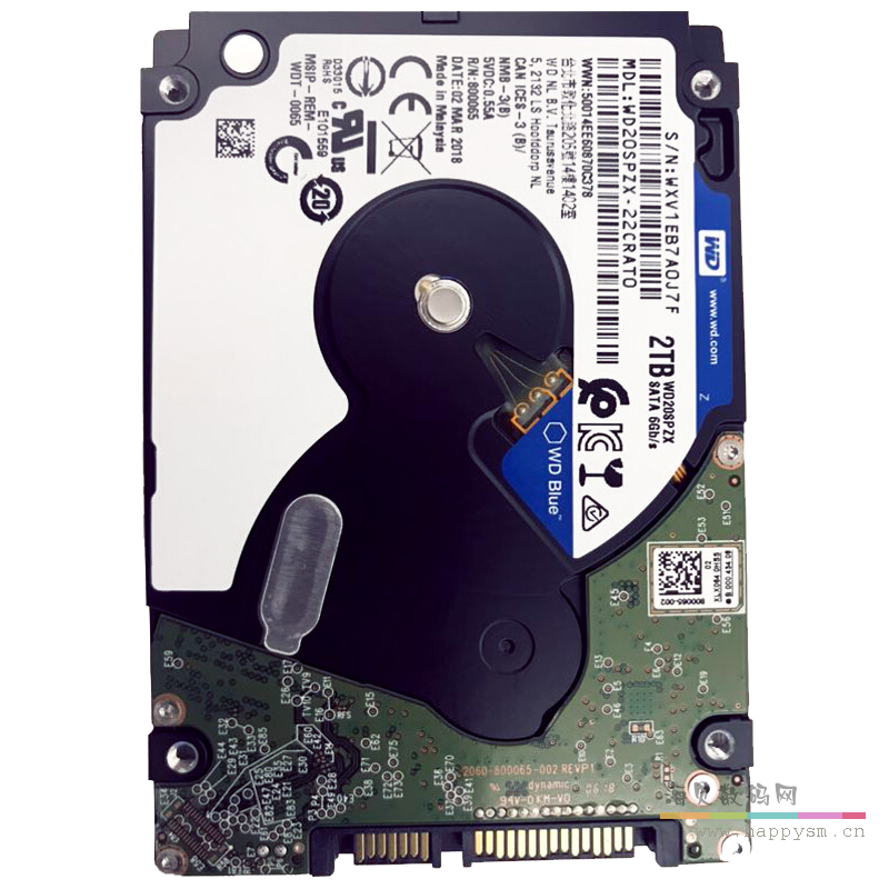 西部数据 笔记本 蓝盘 5400转 128M 缓存 HDD