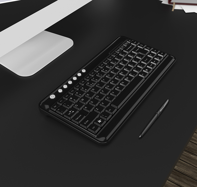 双飞燕 KL-5 超薄轻便迷你静音效果游戏办公多用键盘 迷你便携舒适