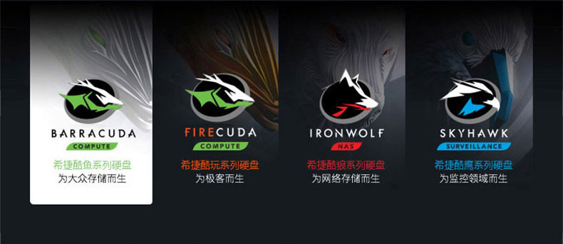 希捷 酷鹰 4T 台式机硬盘 监控