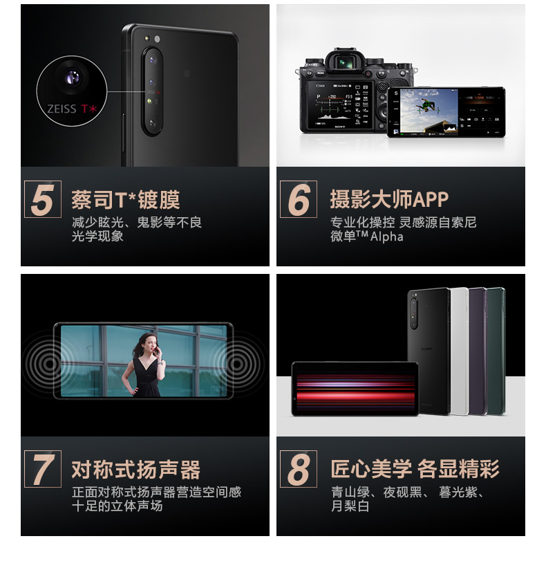 索尼 Xperia 1 Ⅱ （12G+256G）