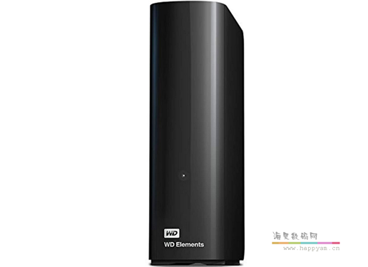 西部数据 Western Digital 台式机外置硬盘 14TB(兼容USB 3.0和USB 2.0，传输速率高，防震，外壳坚固)，黑色