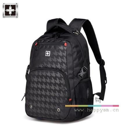瑞士军刀  双肩包男商务休闲背包初中学生书包简约电脑旅行包大容量