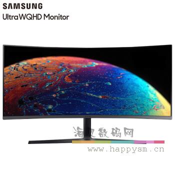 三星 (C34890WGC ) WQHD 34英寸 21:9 1800R曲面 Tpye-C 65W 反向充电