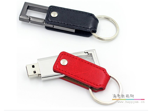 皮质 旋转 金属 U盘