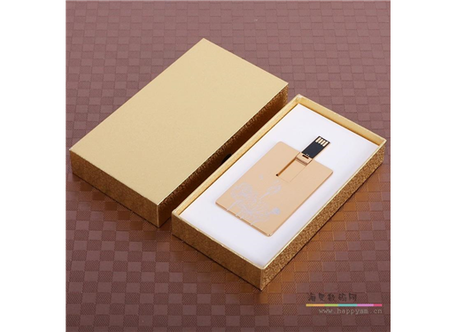 卡片 U盘 黄色 金色
