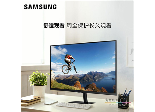 三星 32英寸 4K Type-C无线投屏蓝牙链接电脑智慧显示器S32AM700UC