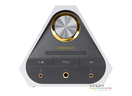 创新 X7 声卡 白色外置蓝牙声卡 解码器耳放游戏吃鸡声卡台式usb声卡