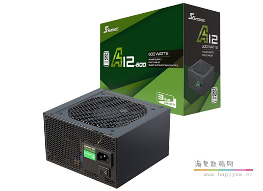 海韵 A12-600 额定600W 台式机电源