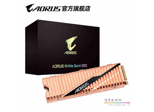技嘉 AORUS Gen4  2T M.2固态硬盘PCIE 4.0SSD 支持X570主板