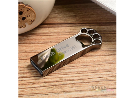 不锈钢 猫爪 U盘