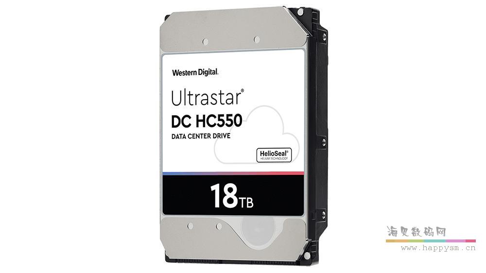 西部数据 Ultrastar  HC550 硬盘 数据中心 氦气填充