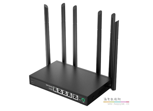 磊科 NB1200GC 六天线千兆端口无线路由器全钢壳 中小企业办公商铺