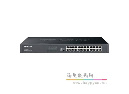 TP-LINK 24口全千兆网管型交换机SG2024 端口限速网络监控集线器