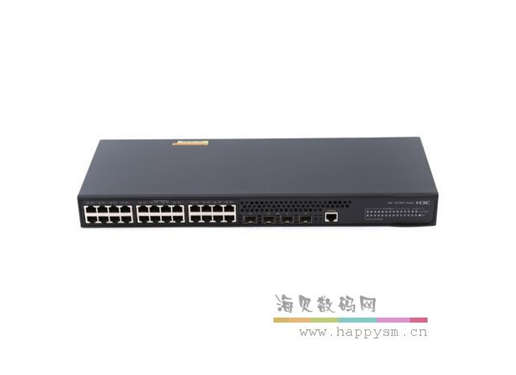 H3C S5120V2-28P-LI/SI/HPWR 企业级24口全千兆网络交换机4sfp  二层网管