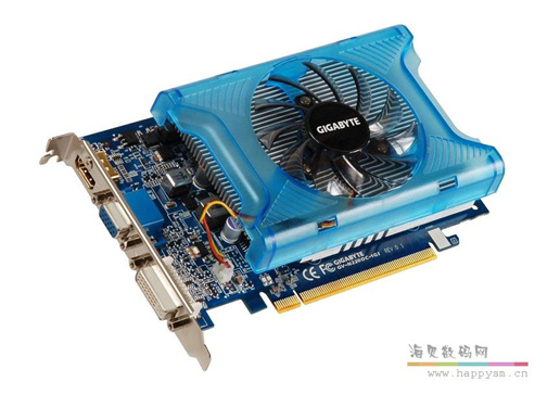技嘉 GV-N220OC-1GI GT220 512M 1G 128b D3 PCI-E显卡 HDMI